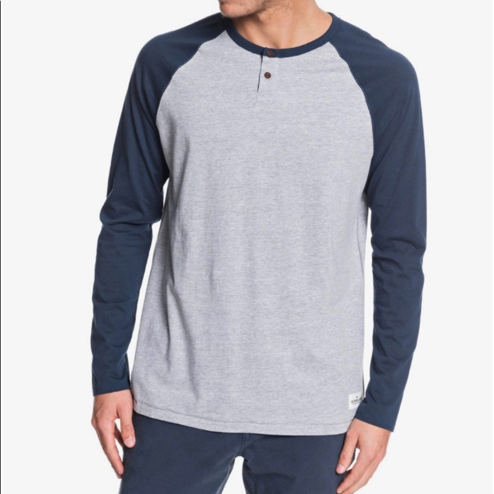 Henley - Long Sleeve Henley Top for Men - Picture 1 of 7